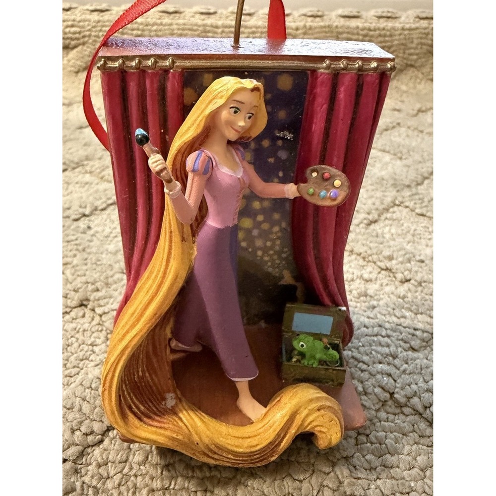 2023 Disney Store Rapunzel Sketchbook Ornament Tangled Christmas Tree Resin